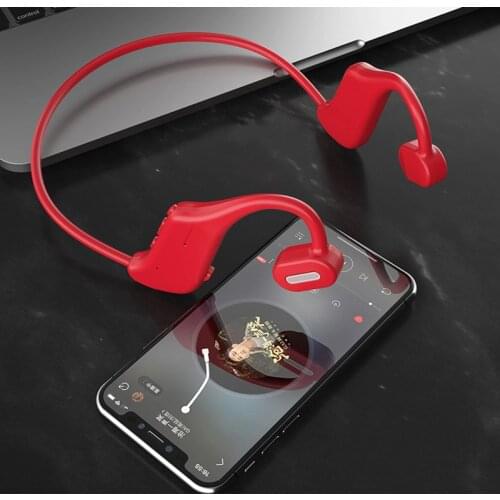 Painless Hanging Bone Conduction Headset Bluetooth-compatible 5.0 Ear Hook Headphones For Handsfree Calling Waterproof Earphones