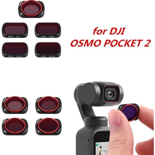 BRDRC UV and CPL Adjustable and ND for DJI Osmo Pocket 2 Professional Handheld Gimbal Camera Lens Filters Drone Accessories