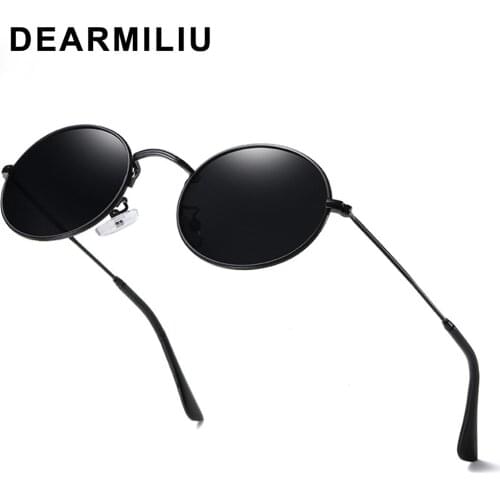 DEARMILIU 2020 new classic round Sunglasses metal frame vintage polarized oculos for women and men lentes de sol hombre A604
