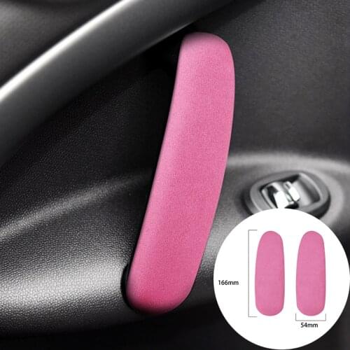 For BMW MINI R60 R61 2011-2016 Alcantara Suede Wrap Car Door Handles Panel Strip Cover Car Trim Stickers Internal Accessories
