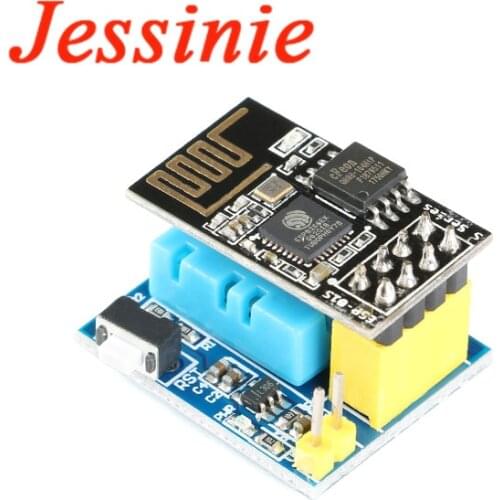 DHT11 WiFi NodeMCU Module ESP8266 ESP-01 ESP-01S Temperature Humidity Sensor Board DC DIY Electronic Kit