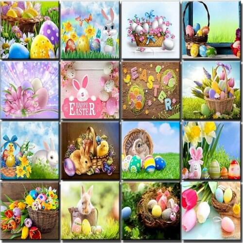 Colorful World Diy Painting By Number For Adults Kits HandPainted On Canvas With Framed Oil Picture Drawing Coloring By Number
