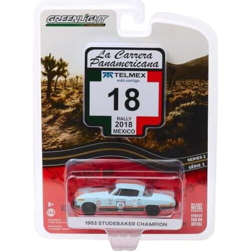 GreenLight cars 1/64 1953 Studebaker CHAMPION Gulf oil coating Collector Edition Metal Diecast Model Car Kids Toys Gifts