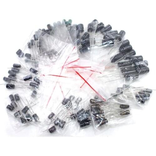 0.22UF~470UF Aluminum electrolytic capacitor assortment kit set pack 12models*10pcs=120pcs