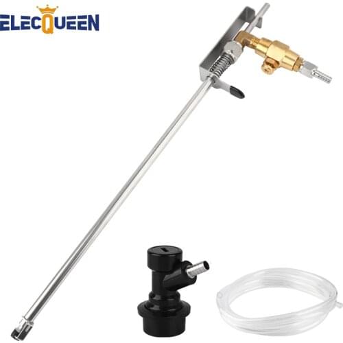 Beer Gun Bottle Filler Co2 Carbonation Kit,Stainless Steel Beer Bottler with Ball Lock Home Brew Bottling Equipment Accessemble