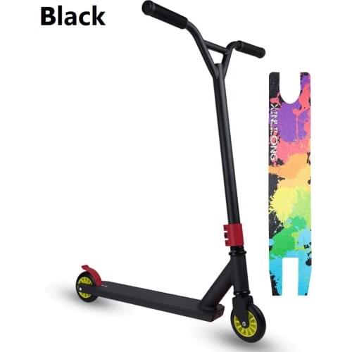 Beginner advance stunt scooter PU wheel BMX handlebar kick scooters Rear brake skatepark stunts surf Freestyle sports scooter