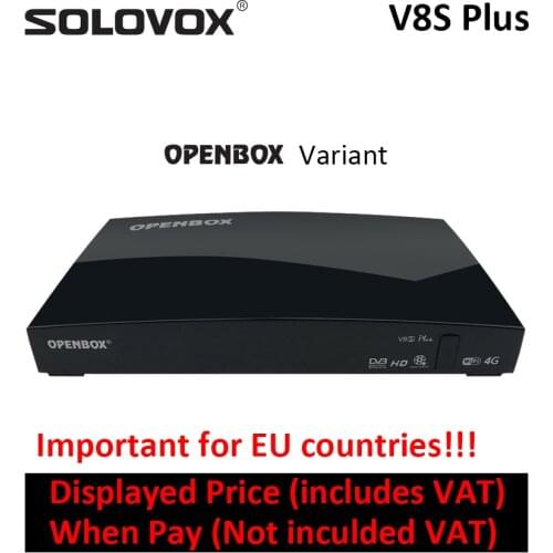 SOLOVOX OPENBOX V8S PLUS 5pcs DVB S2 Satellite TV Receiver Support Card Sharing USB WIFI Xtream European wholesale