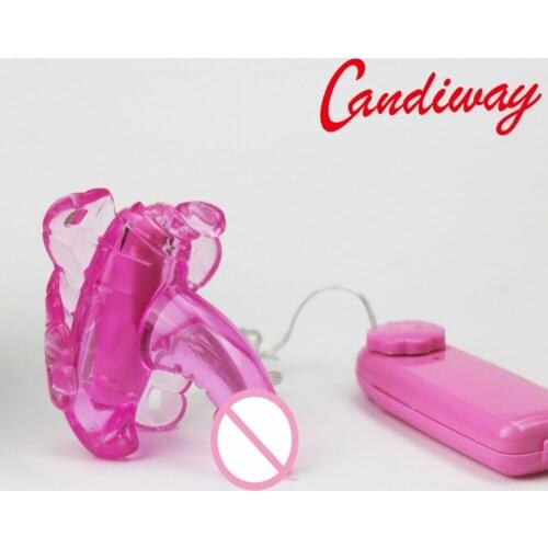 Candiway butterfly Vibrator wear COUPLE LOVER Jump Egg SEX GAME Bullet Vibrator Clitoral G Spot Stimulators anal plug sex toys