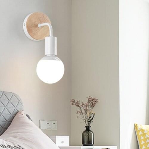 Nordic Minimalism Gold Led Bedside Wall Lamps Concise Glass Ball Study Mirror Bathroom Light Fixtures Free Shipping