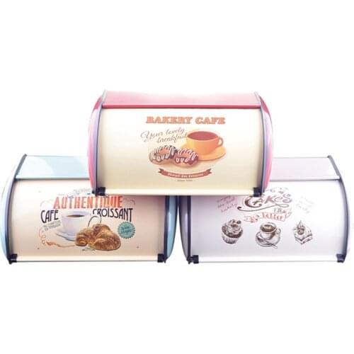 1Pc Metal Small Drum Durable Storage Case Space-Saving Storage Box