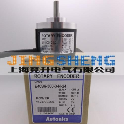 100% New Original Autonics Rotary Encoder E40S6-300-3-N-24