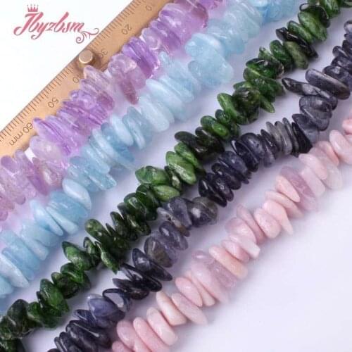 3x10-4x11mm Ametrines Diopside Cordierite Freeform Natural Stone Spacer Beads For Women Necklace Bracelat Jewelry Making 15"