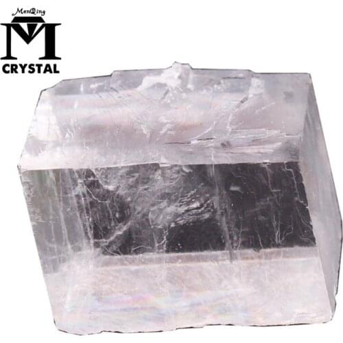 50g Natural Transparent White Optical Calcite Mineral Specimen Healing crystal quartz stone Home decoration
