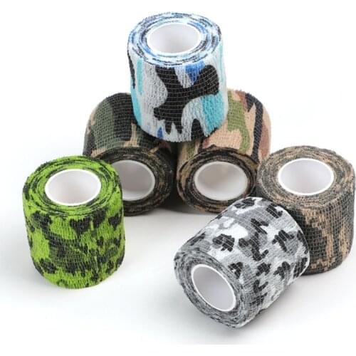 6PCS Disposable Tattoo Grip Cover Wrap Elastic Self Cohesive Bandage Tape for Tattoo Machine Grip (2" x 5 Yards)