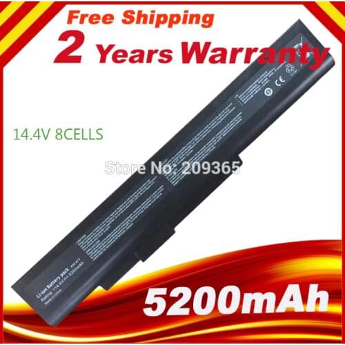 8 Cells 14.4V 4400mAh Laptop battery for Notebooks: DNS A15HC battery A42-A15