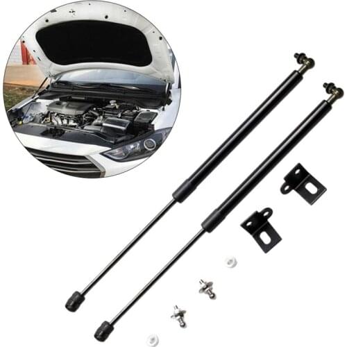 2Pcs Car Gas Shock Hood Strut Damper Front Engine Hood Support Rod Damper for Hyundai Elantra AD Avante 2015-2019