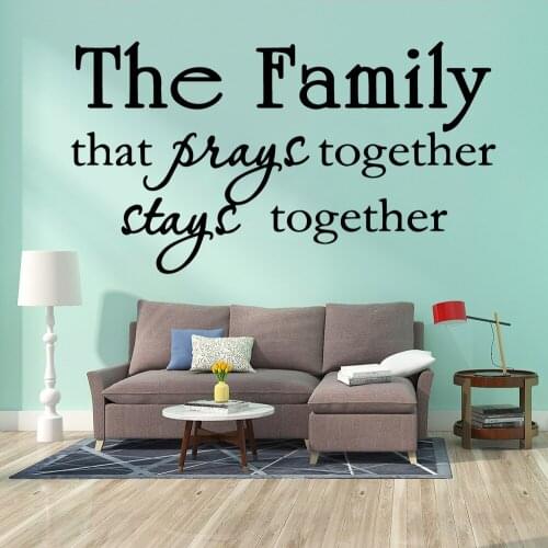 Free shipping Family quotes Home Decorations Decal For Kids Room Living Room Home Decor Home Party Decor Wallpaper