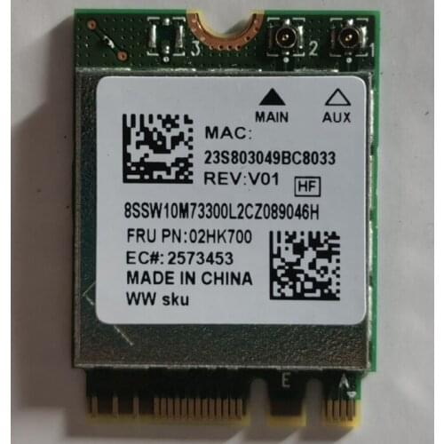 02HK700 02HK701 02HK702 02HK703 wirless wifi blutooth ngff card for lenovo