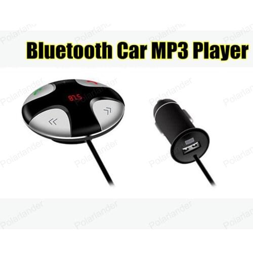 Bluetooth Car Kit FM Transmitter Hands Free AuxMp3 Player Modulator with LED Display Portable Dual USB Charger Transmissor FM