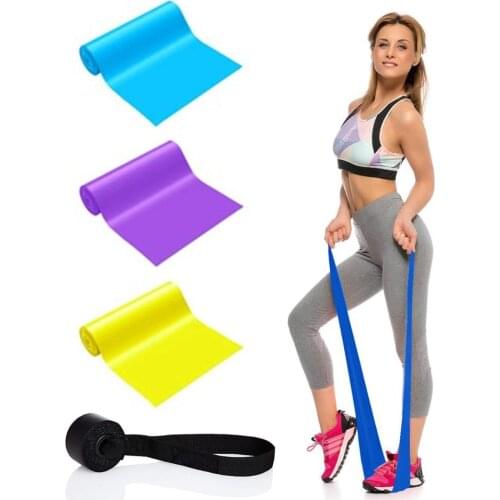 150cm TPE Elastic Resistance Bands for Yoga Pilates Dance Stretch Band Exercise Fitness Tension Pull Rope Workout Equipment