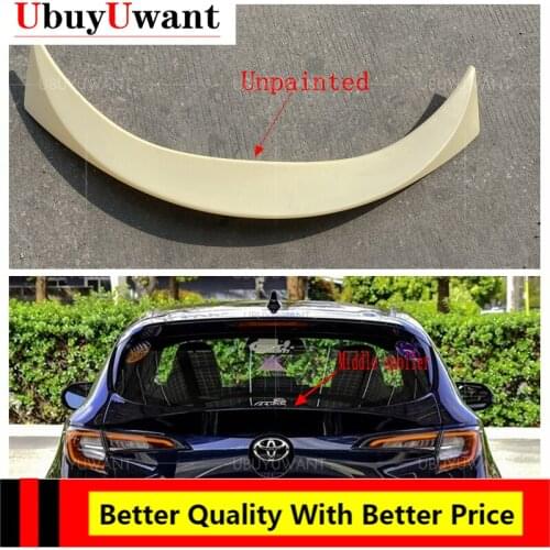 EPFBSQP Painted Deflector Spoiler Tail Rear Wings Primer Color Rear Spoiler For Toyota Corolla Hatchback Middle Spoiler 2019