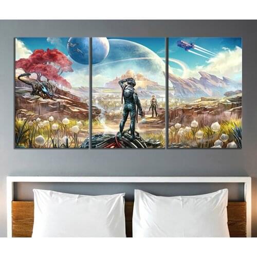 HD Game Poster Decorative Picture The Outer Worlds Bedroom Living Room Decoration Canvas Painting