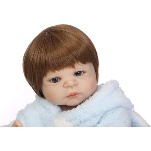 NPK Full Rubber Model Baby Doll Reborn Baby Doll Cute Growing Partner Accompany Children