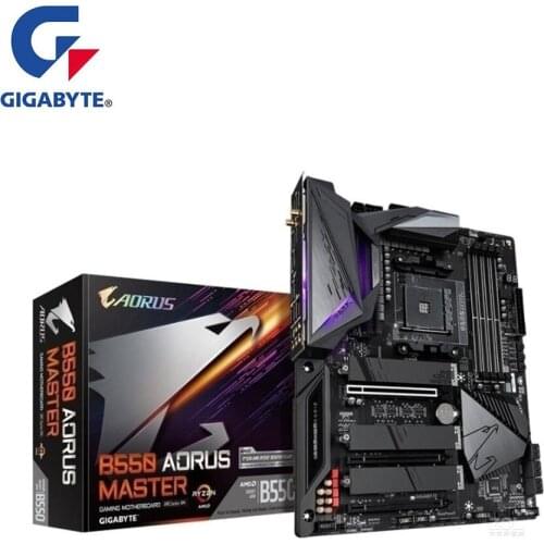 NEW For Gigabyte GA B550 AORUS MASTER Motherboard AM4 DDR4 B550 Desktop Mainboard Support R5 R7 5800X 5600X 5300X