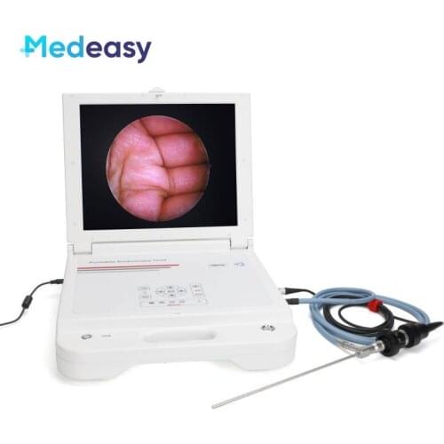 Medical endoscope camera with led light source/monitor/HD recorder, portable endoscopy camera unit