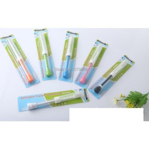 Travelon Refillable Travel Toothbrush Soft Bristles Carry