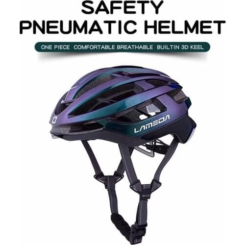 New 2021 Ultralight Bike Helmet Bicycle In Mold Adult Mens Safety Helmet Cycling Breathable Comfort Magnetic Buckle Helmets