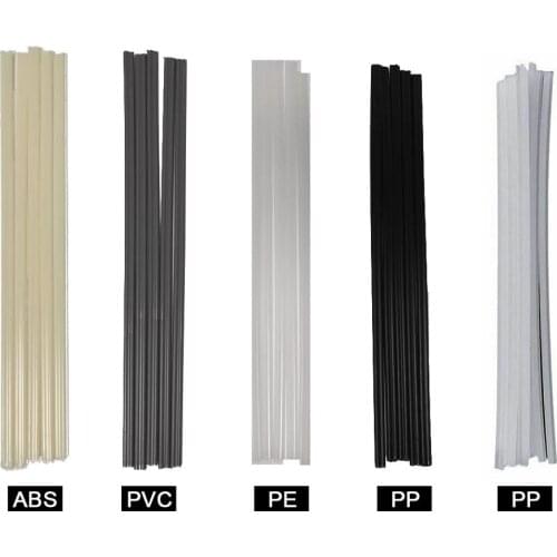 Plastic Welding Rods 200mm Length ABS/PP/PVC/PE Welding Sticks 5x2.5mm For Plastic Welder 50pcs 20pcs