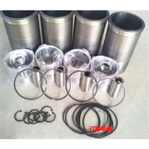 Pistion and sleeve complete set YND485 engine piston groups for Yituo tractor Yangdong YND485