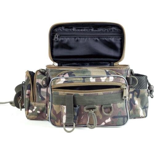 34x17x16cm Fishing Bag Outdoor Tool Bag Waist Bag Waterproof Sports Fishing Reel Lures Gear Storage Bag Single Crossbody Bags