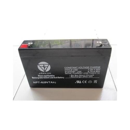 Free ship 6V 7AH lead acid battery rechargeable battery Childrens electric car battery vrla battery