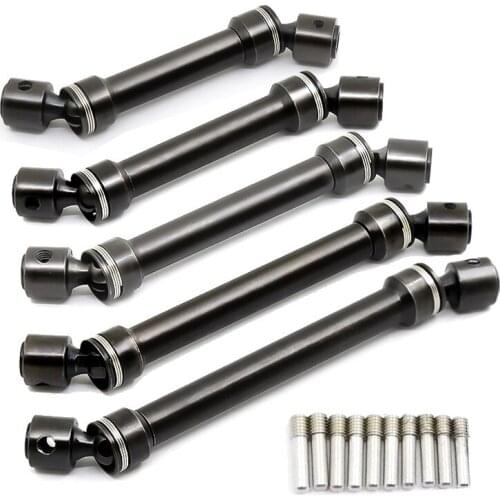 1/10 Climbing Car Metal CVD Drive Shaft SCX10 D90 T4 90046 47 Transmission Shaft 81-170mm Toy car Accessories Parts