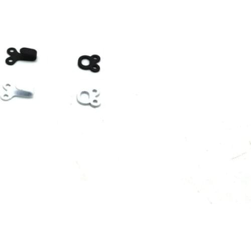 Crochet Crochet Tools Case Skirt Hooks silver/white/black Fashion Brass Hook Trousers Pants And Eye Silver Planting Color50sets