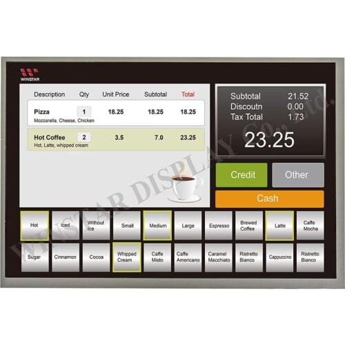 Winstar WF101GTYAPLNN0 WF101G is a LVDS 10.1 inch IPS TFT LCD Panel with high resolution of 1280 x 800 pixels