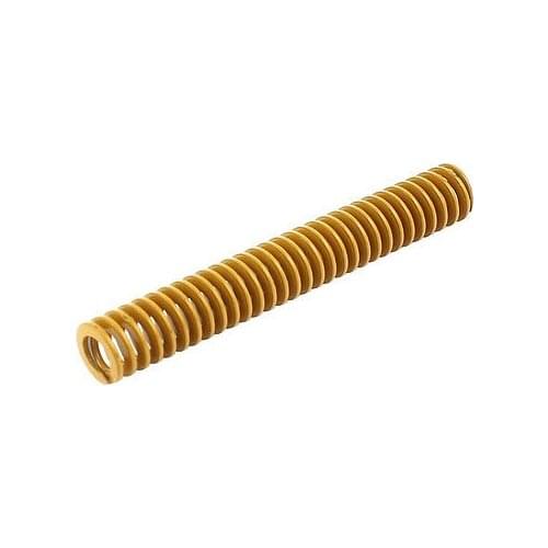Lighter Load Yellow Spiral Stamping Compression Die Spring 10x65mm