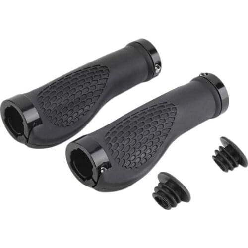 1 pair 2-2.5cm MTB Road Cycling Skid-Proof Grips Anti-Skid Rubber Bicycle Grips Mountain Bike Lock On Bicycle Handlebars Grips