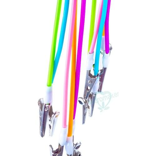 1pcs Dental Bib Clips Flexible Chain Napkin Holder Baby Silicone Patient Clip For Dentist Lab