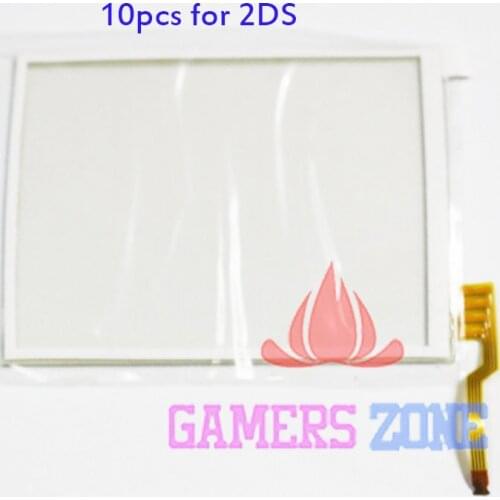 10pcs Replacement Touch Screen Digitizer Pad Spare Pad For Nintendo 2DS With Adhesive