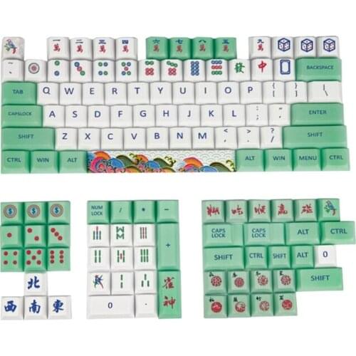 127Keys PBT Cherry Dye Sublimation Keycap for Mechanical Gaming Keyboard Novelty