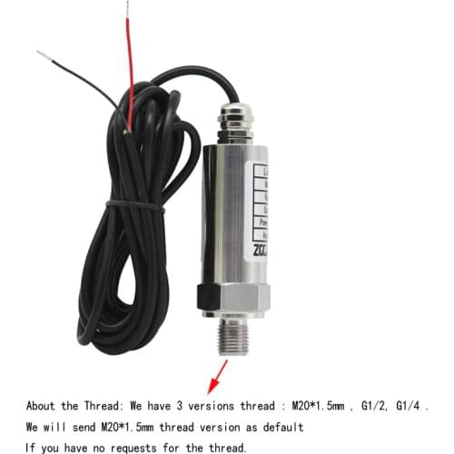 Class 0.5 2 Cable 10kPa~60Mpa Pressure Transmitter 4-20mA output pressure transducer sensor