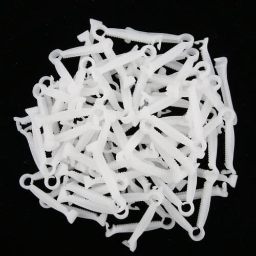 50Pcs Disposable Umbilical Cord Clamps 50mm in Length Puppy Kitten Whelping