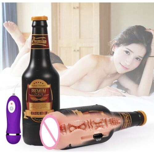 Automatic vibration Male Masturbator TPR Vagina Real Pussy Adult Masturbation Sex Toys Prank Gifts for Men CRZW0008