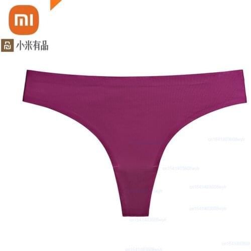 Xiaomi 1pcs Seamless Panties For Woman Underwear Sports Sexy Female T-back Soft G-string Thong For Women Underwear Ice Silk