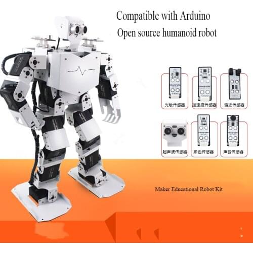 Bionic humanoid robot secondary kit RoboSoul H3P compatible with Arduino programmable open source