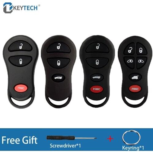 OkeyTech High Quality Remote Control Car Key Shell Cover For Chrysler Sebring For Jeep Liberty Dodge Transmitter Replacement Fob