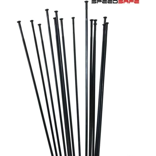 Pillar PSR Aero 1423 Black Bladed Spokes Flat Spokes J-bend Spokes Straight Spokes with Free Black Alloy AL7075 Nipples